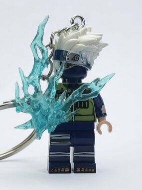 Naruto Kakashi Hatake Custom Minifigure Keychain